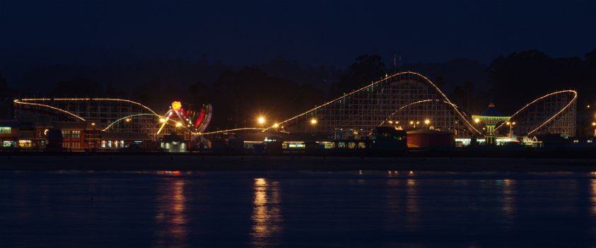 Boardwalk at night