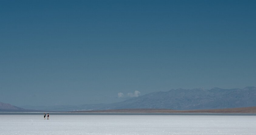 Strolling on Badwater Basin