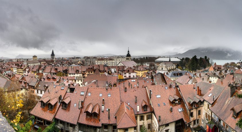 View from Musée-Château d'Annecy