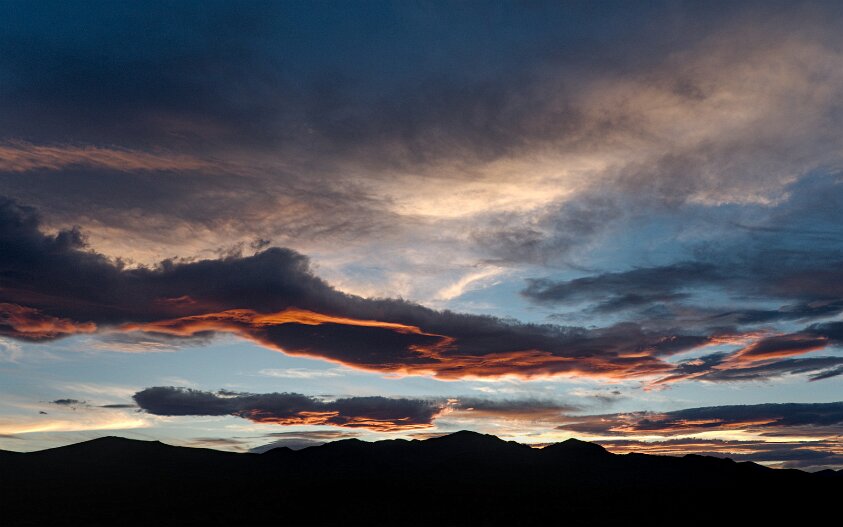 Sunset on Death Valley
